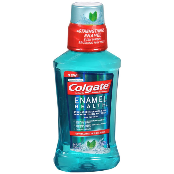 Colgate Enamel Health Anticavity Fluoride Mouthwash Sparking Fresh Mint - 250 ML