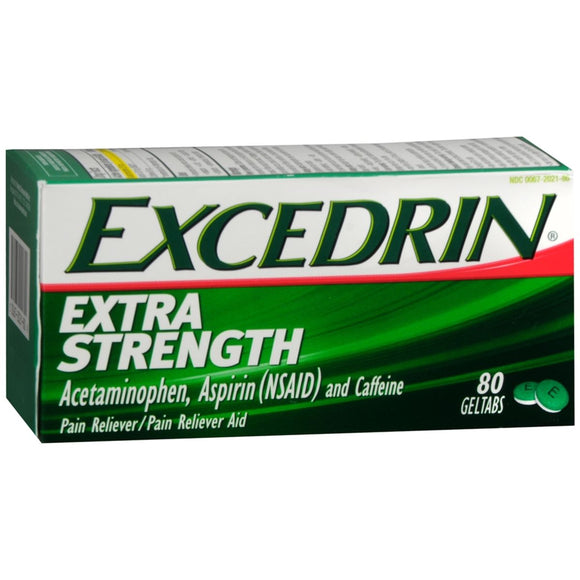 Excedrin Extra Strength Geltabs - 80 TB