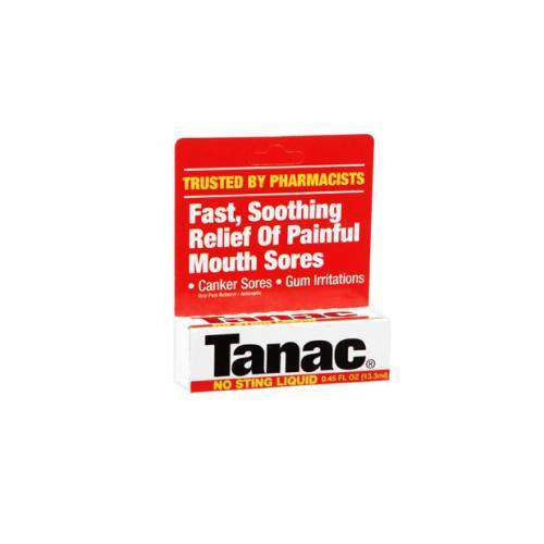 Tanac Oral Pain Relief Liquid, 0.45 Ounce