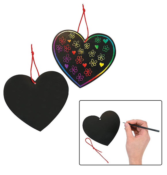 MAGIC COLOR SCRATCH HEARTS (2DZ)