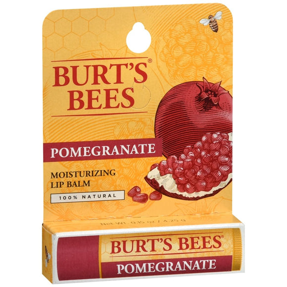 Burt's Bees Moisturizing Lip Balm Pomegranate - 0.15 OZ