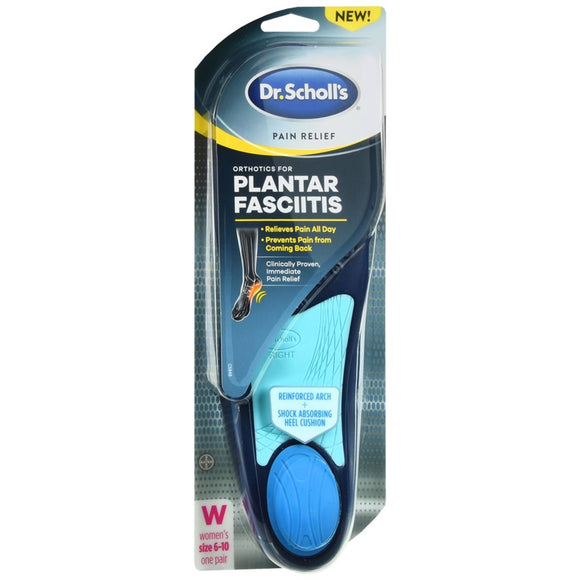 Dr. Scholl's Pain Relief Orthotics For Plantar Fasciitis Insoles Women's - 1 PR