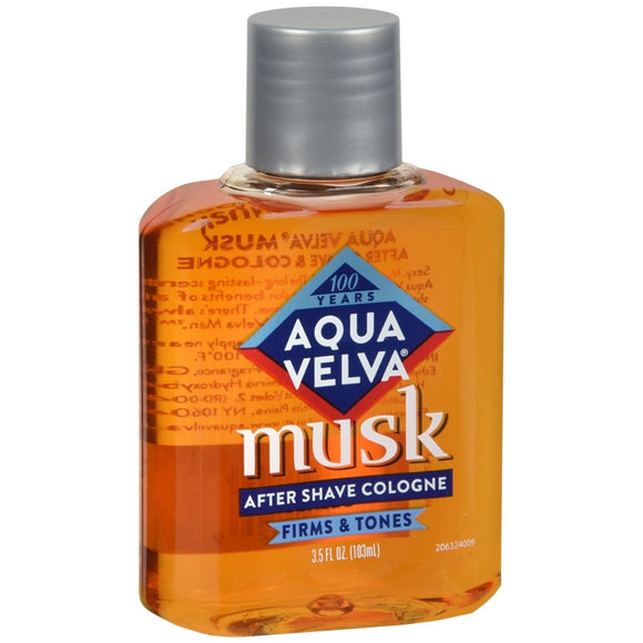 Aqua Velva Musk After Shave Cologne 3.5 OZ