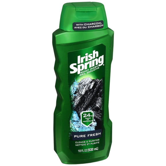 Irish Spring Body Wash With Charcoal Pure Fresh - 18 OZ