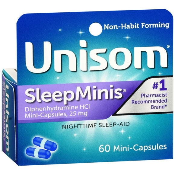 Unisom Nighttime Sleep-Aid SleepMinis Mini-Capsules - 60 CP