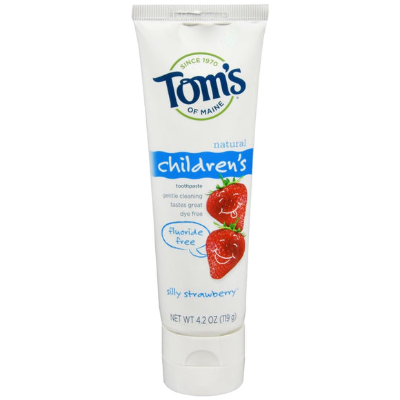 Tom's of Maine Natural Children's Toothpaste Silly Strawberry - 4.2 OZ