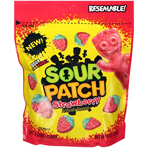 SOUR PATCH SOFT CANDY STRAWBERRY FAT FREE12X10 OZ