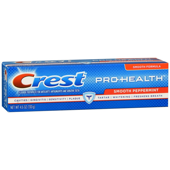 Crest Pro-Health Toothpaste Smooth Peppermint - 4.6 OZ