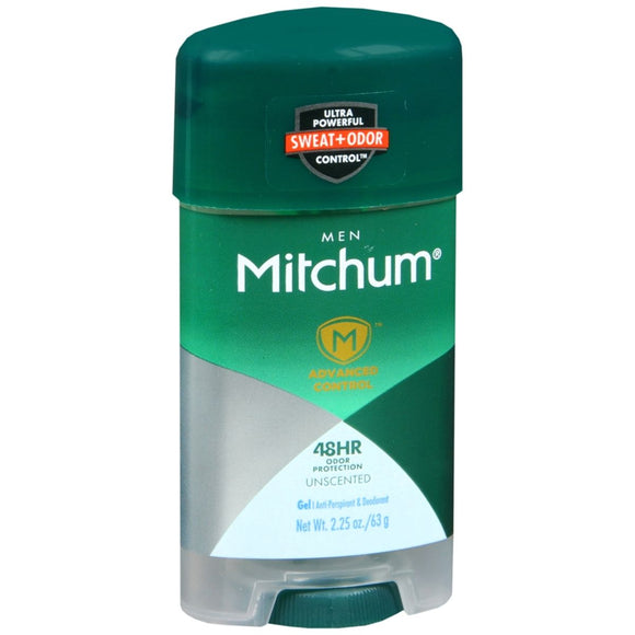 Mitchum Men Advanced Control Anti-Perspirant & Deodorant Gel Unscented 2.25 OZ