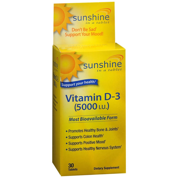 Windmill Sunshine in a Tablet Super Vitamin D-3 5000 IU Tablets - 30 TB