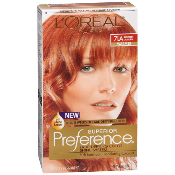 L'Oreal Superior Preference - 7LA Lightest Auburn (Warmer) - 1 EA