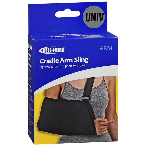 Bell-Horn Cradle Arm Sling Black Universal Adult 196 - 1 EA