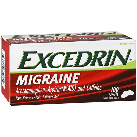 Excedrin Migraine Caplets - 100 CP