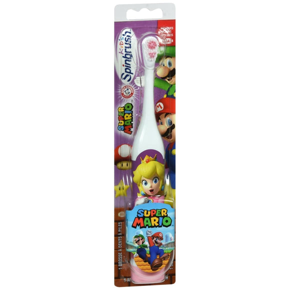 Arm & Hammer Kid's Spinbrush Powered Toothbrush Super Mario - 1 EA