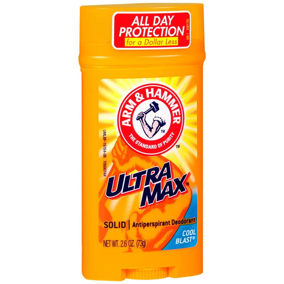 ARM & HAMMER ULTRAMAX Antiperspirant Deodorant Solid Cool Blast - 2.6 OZ