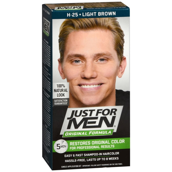 JUST FOR MEN Original Formula Haircolor Light Brown H-25 - 1 EA