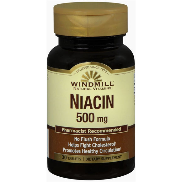 Windmill Niacin 500 mg Tablets - 30 TB