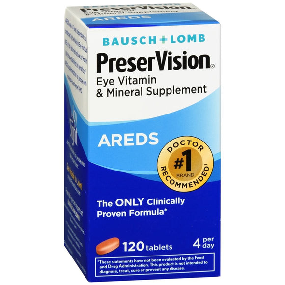 Bausch + Lomb PreserVision AREDS Tablets - 120 TB