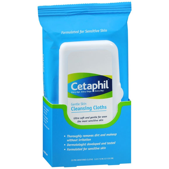 Cetaphil Gentle Skin Cleansing Cloths - 25 EA