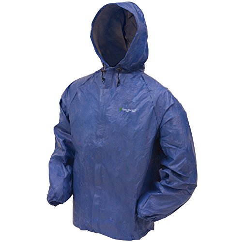 Frogg Toggs Ultra-Lite2 Rain Jacket, Blue, Size Large