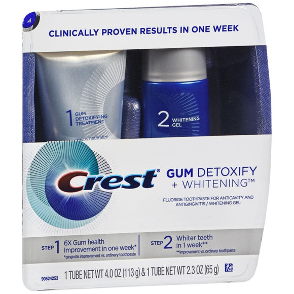 Crest Gum Detoxify + Whitening Treatment and Whitening Gel - 6.3 OZ