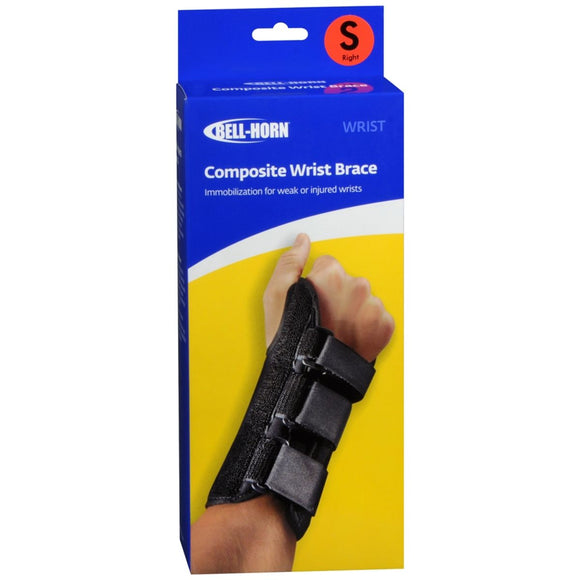 Bell-Horn Composite Wrist Brace Black Small Right 206S - 1 EA