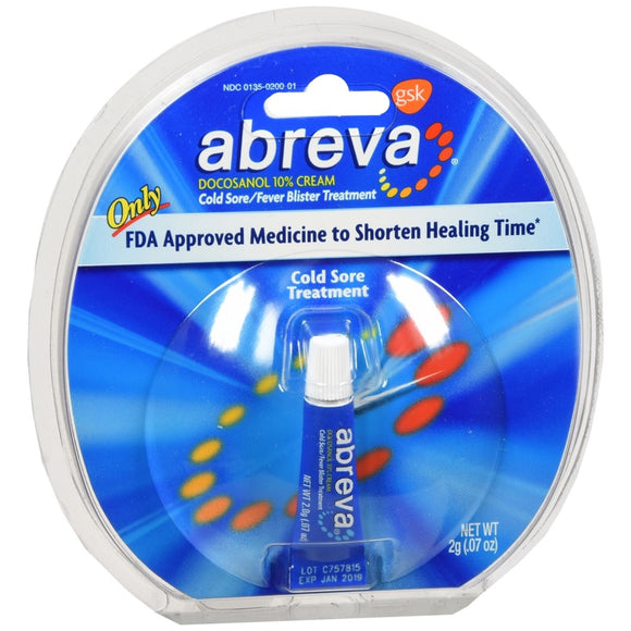 Abreva Cold Sore/Fever Blister Treatment - 2 GM