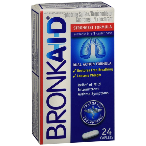 Bronkaid Dual Action Caplets 24 CP