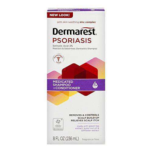 Dermarest Psoriasis Medicated Shampoo Plus Conditioner, 8 OZ