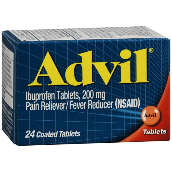 Advil Ibuprofen 200 mg Coated Tablets - 24 TB