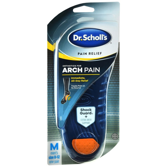 Dr. Scholl's Pain Relief Orthotics For Arch Pain Insoles Men's - 1 PR