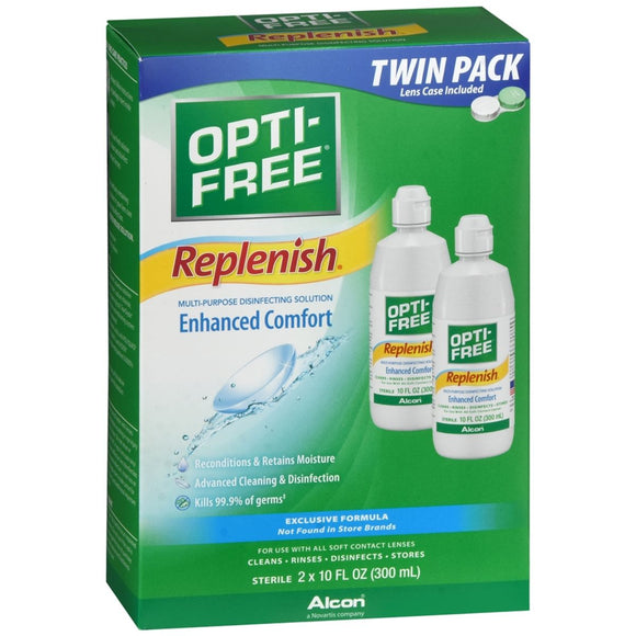 OPTI-FREE Replenish Multi-Purpose Disinfecting Solution - 20 OZ