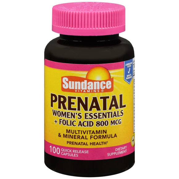 Sundance Prenatal Quick Release Capsules - 100 CP