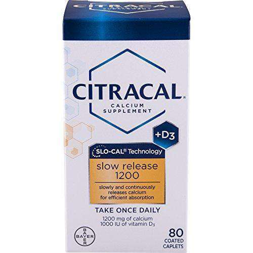 Citracal with Calcium D Slow Release 1200, 80-Count