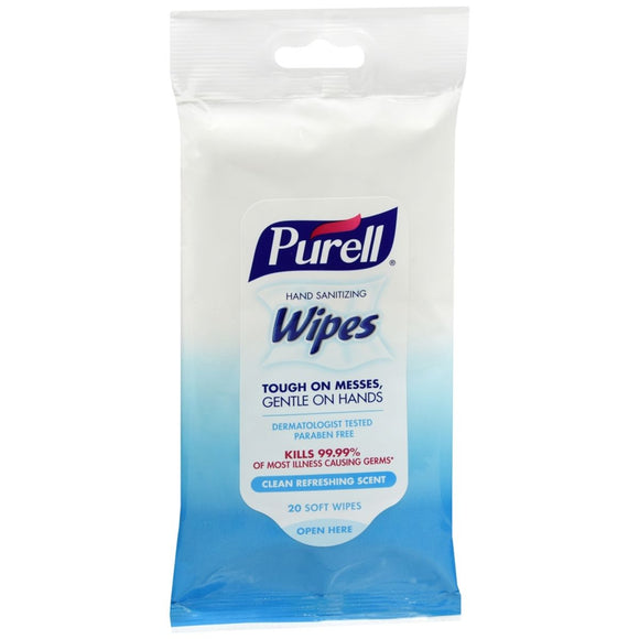 Purell Hand Sanitizing Wipes Clean Refreshing Scent - 20 EA