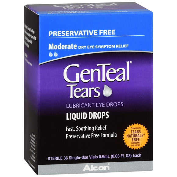GenTeal Tears Lubricant Eye Drops Single-Use Vials - 36 EA