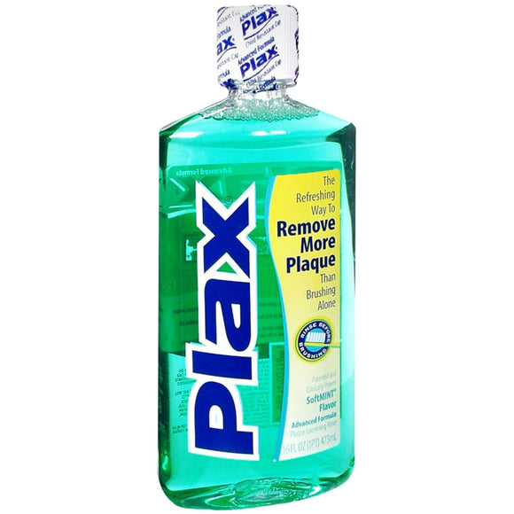 Plax Dental Rinse Soft Mint - 16 OZ