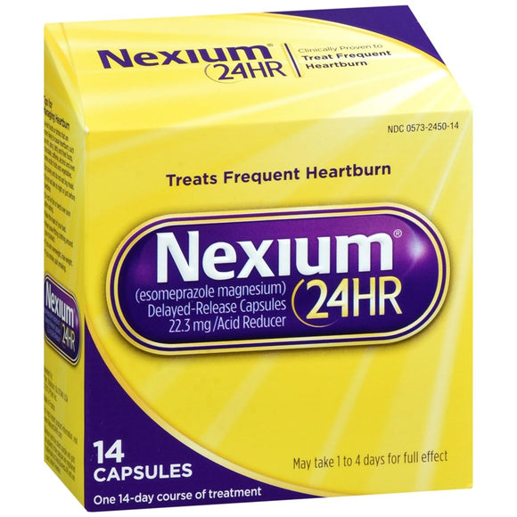 Nexium 24HR Capsules - 14 CP