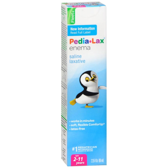 Fleet Pedia-Lax Enema Saline Laxative - 2.25 OZ