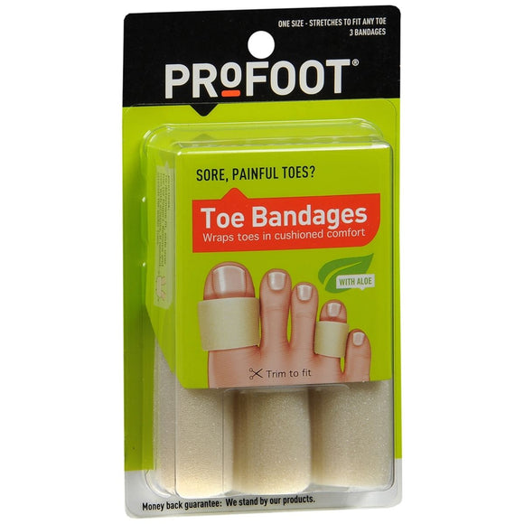Profoot Toe Bandages One Size - 3 EA