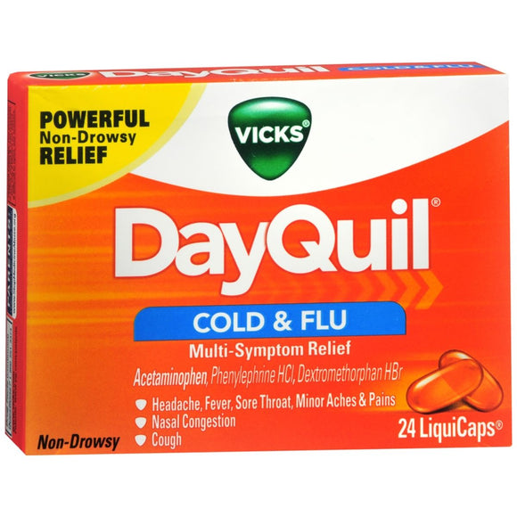 Vicks DayQuil Cold & Flu LiquiCaps - 24 CP