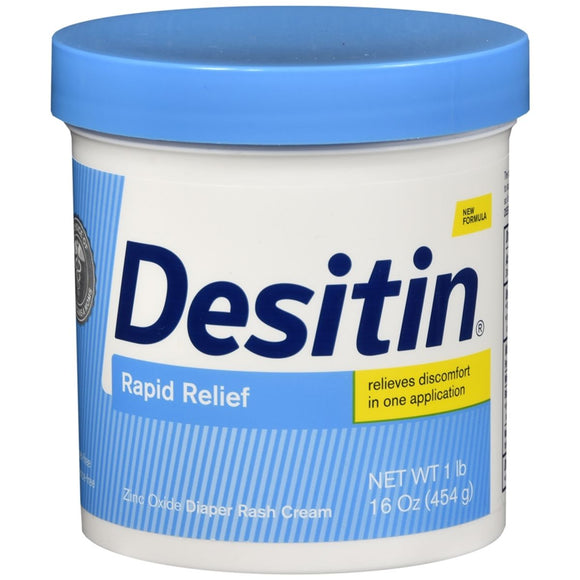 Desitin Rapid Relief Diaper Rash Cream - 16 OZ