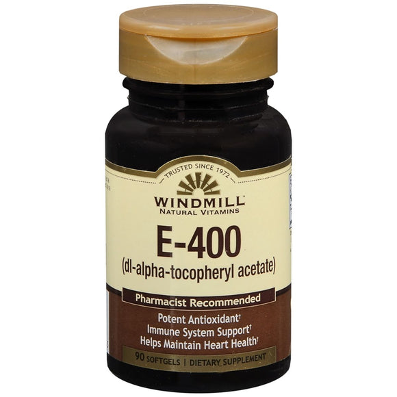 Windmill E-400 (dl-Alpha-Tocopheryl Acetate) Softgels - 90 CP