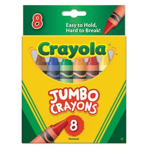 CRAYOLA CRAYONS JUMBO 8CT