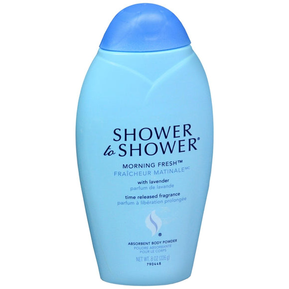 SHOWER TO SHOWER Absorbent Body Powder Morning Fresh - 8 OZ