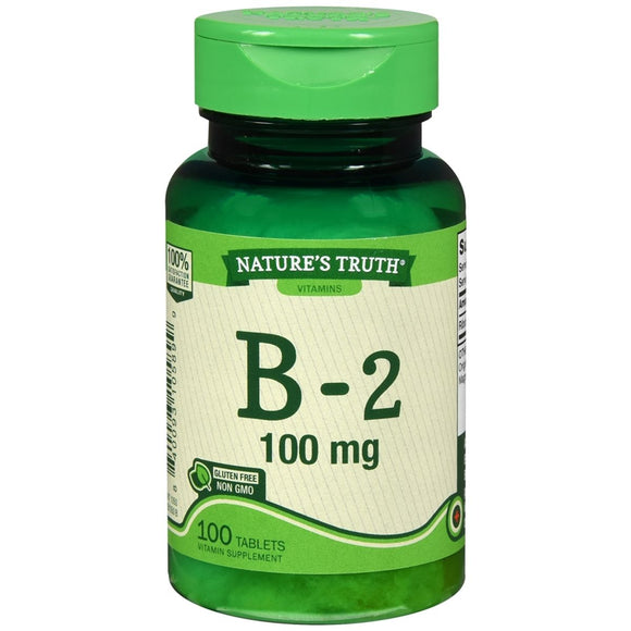 Nature's Truth B-2 100 mg Tablets - 100 TB