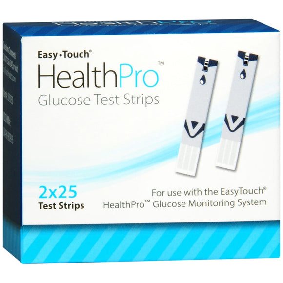 Easy Touch HealthPro Glucose Test Strips - 50 EA