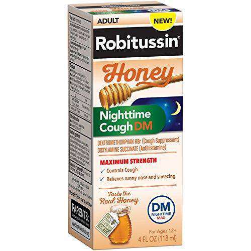 HONEY MAXIMUM STRENGTH NIGHTTIME COUGH 8-3-4 FLUID OUNCE