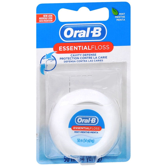 Oral-B EssentialFloss Cavity Defense Dental Floss Mint - 54 YD