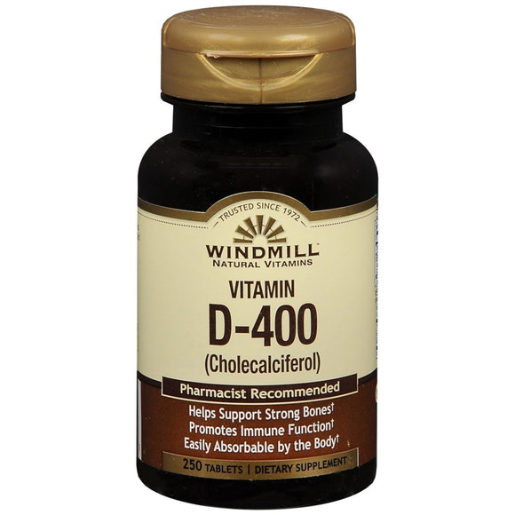 Windmill Vitamin D-400 Tablets - 250 TB